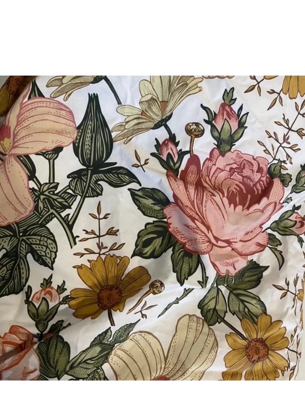 Sweet jojo floral crib/toddler fitted sheet